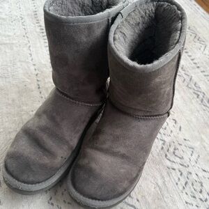 UGG Dark Gray Suede Boots